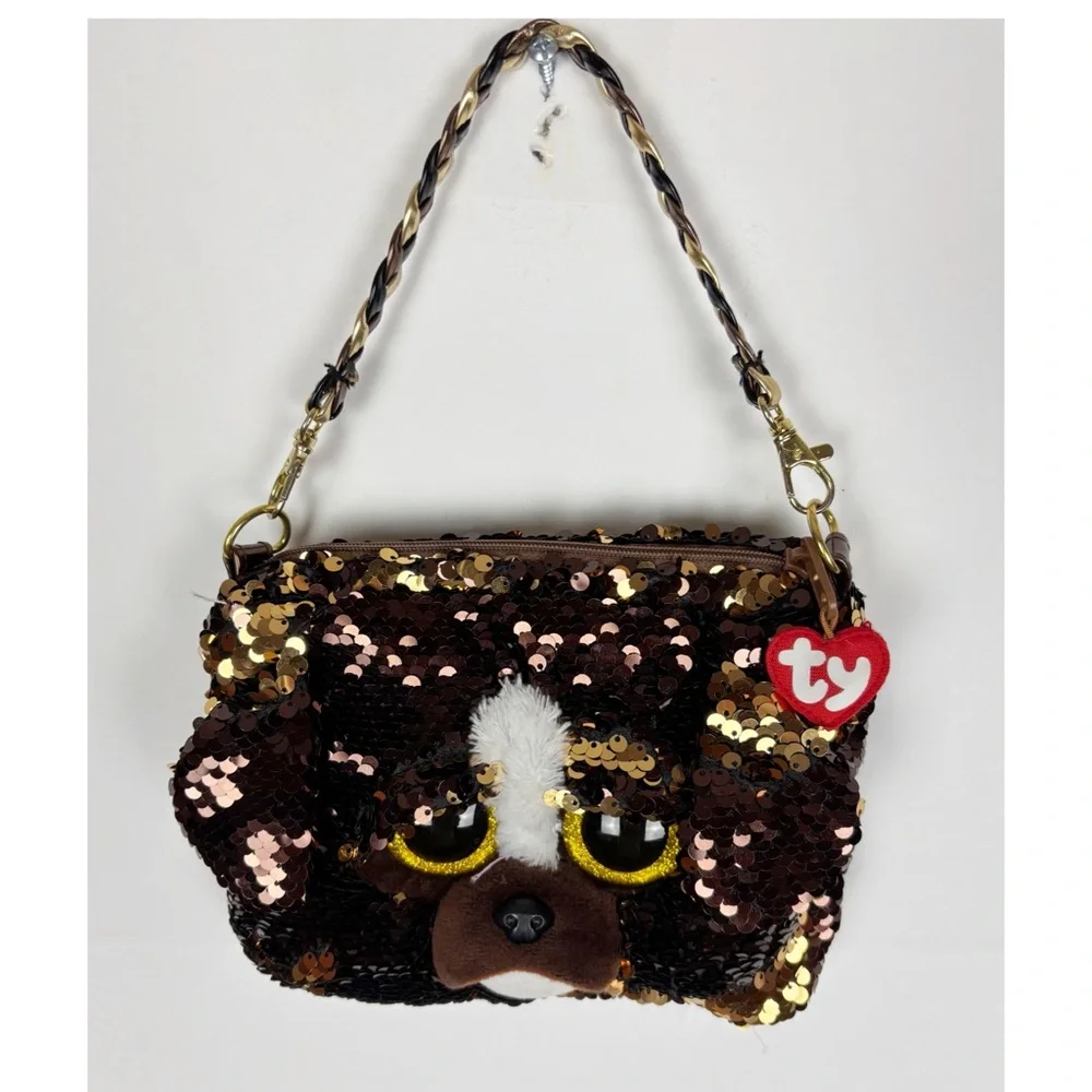 TY Flippables Sequin Brutus the Boxer 9